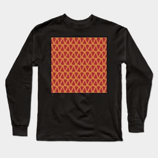 Nested Hearts in vibrant red and orange Long Sleeve T-Shirt